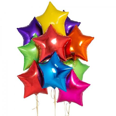 18" Foil Balloons (inflated with helium)