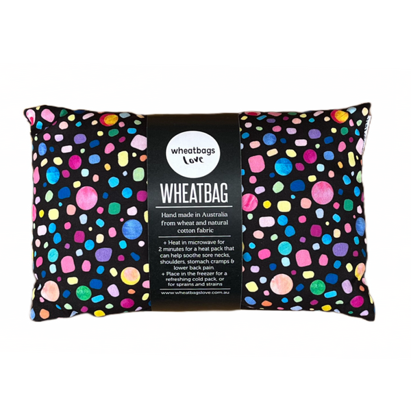 Wheatbag Black Pebbles - Lavender scented