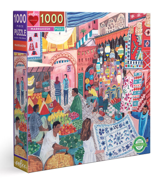 eeBoo 1000 Pc Puzzle – Marrakesh