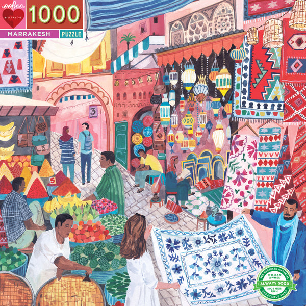 eeBoo 1000 Pc Puzzle – Marrakesh