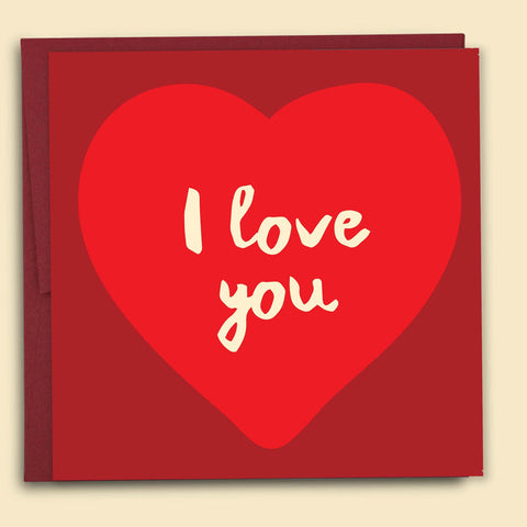 Big Heart I Love You Card