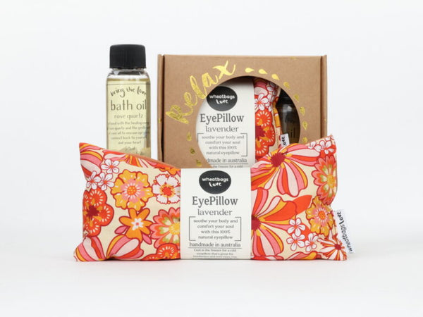 Relax Gift Pack – Groovy Flowers Orange