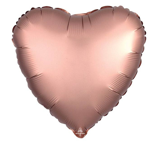 24cm Love Heart Foil Balloon (inflated with helium)