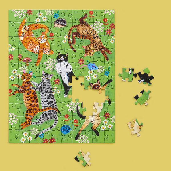 WerkShoppe Snax 100 Pc Puzzle – Cat Nap