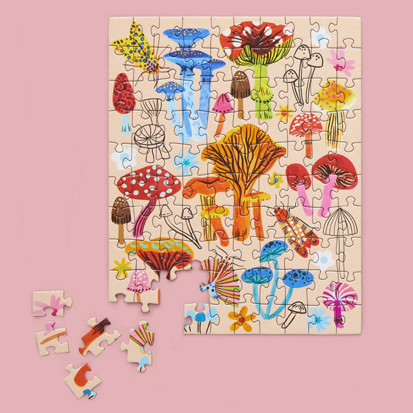 WerkShoppe Snax 100 Pc Puzzle – Mushroom Patch