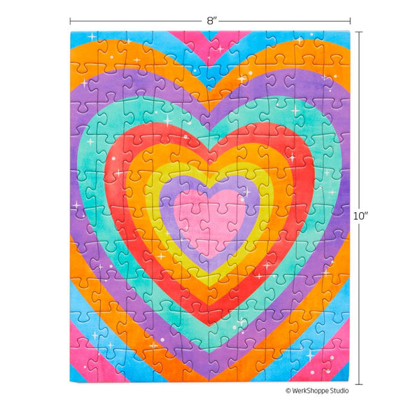 WerkShoppe Snax 100 Pc Puzzle – Velvet Heart