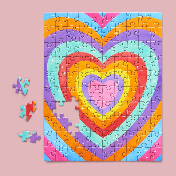 WerkShoppe Snax 100 Pc Puzzle – Velvet Heart