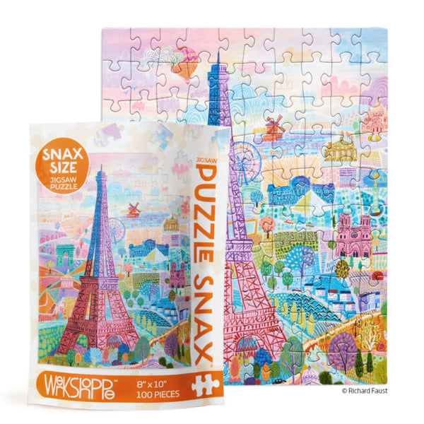 WerkShoppe Snax 100 Pc Puzzle – Paris Holiday