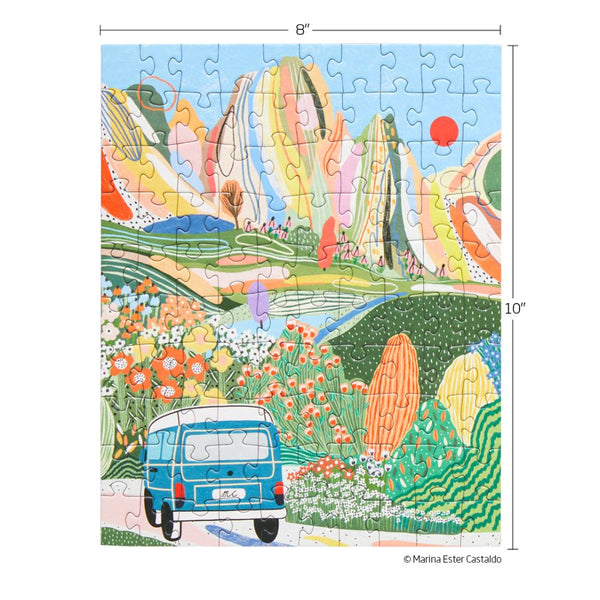 WerkShoppe Snax 100 Pc Puzzle – Day Tripping