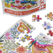 WerkShoppe Snax 100 Pc Puzzle – Butterfly Floral