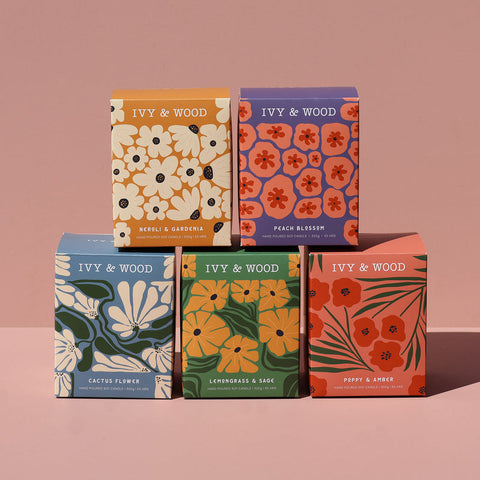 IVY & WOOD Flora Series Candles