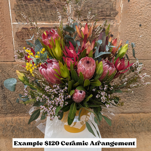 Seasonal Native Flower Arrangement or Bouquet